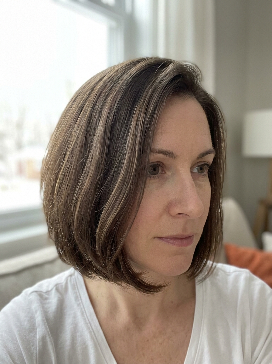 Bob mit tiefem Seitenscheitel als Kurze Bob Frisuren für feines Haar Inspiration 2026